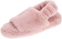 2 Rachel Roy Memory Foam Slippers XL Pink/Black