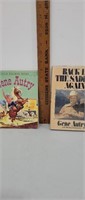 Pair of vintage Gene Autry books.  Little golden