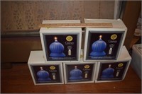 Five New in Box Oil Lamps