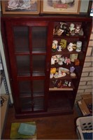 Glass Front Shelf w/ Sliding Doors