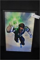 13" x 18" Greg Horn Framed Green Lantern Print