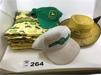 JOHN DEERE VALANCES, HATS