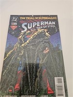 Comic book the trial of Superman