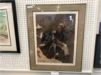 FRAMED LIMITED EDITION PENCIL SIGNED PRINT "THE