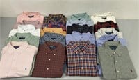 20 Ralph Lauren Button Up Shirts Size: XL