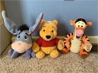 TALKING TIGGER, POOH PLUS EEYORE FIGURE