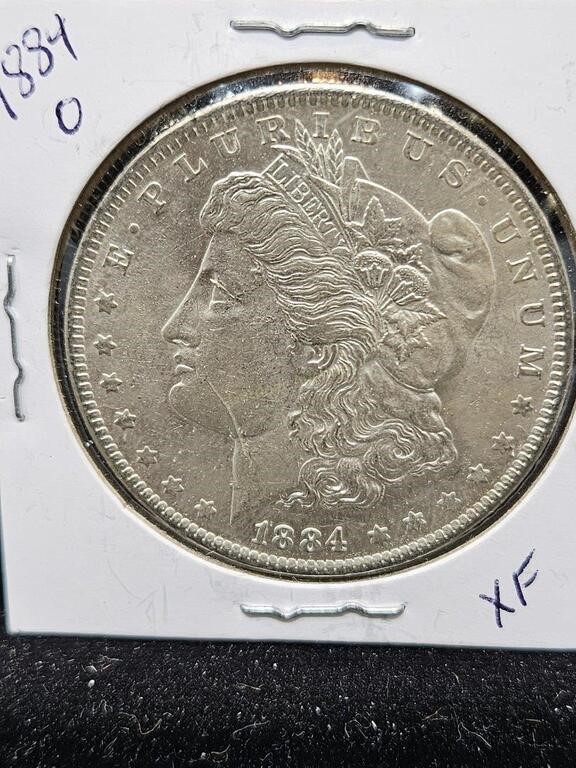 1884 O MORGAN DOLLAR - 90% SILVER