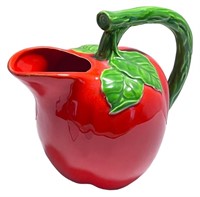 Brilliant Red Apple Tea Pot/Pitcher