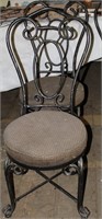 4 metal framed chairs