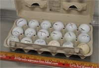 18 golf balls, see pics
