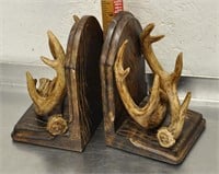 Resin antlers bookends