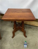 Oak Eastlake Parlor Table / Lamp Table