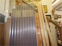 WOOD PIECES  & FIBERGLASS PANELS