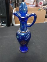 Blue cobalt apothecary bottle