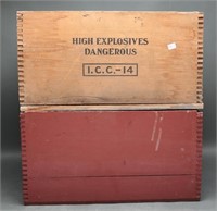 Vintage 1941 Dupont Explosives Crates (2)