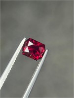 0.70 carats Fancy  shape natural Red Garnet
