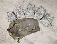 Vtg Military Bag & Pants