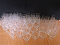 Large Crystal Glass Lot