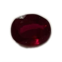 Genuine 7.57 Ct Oval Cut Ruby Certified Gemstone