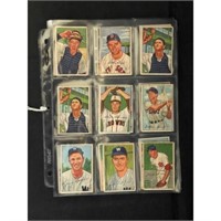 (27) 1952 Bowman Baseball Cards Mixed Grade