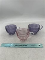 NEW Lot of 3- Glass Tea Mug