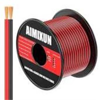 130FT 20G Red/Black 2-Conductor