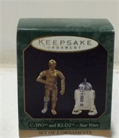 NIB Hallmark Star Wars C-3PO and R2-D2 Ornaments