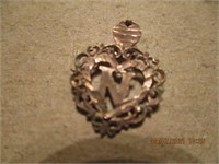Marked 417 Heart Pendent - 1.09g