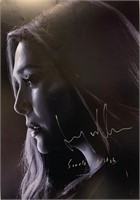 Autograph Avengers Endgame Elizabeth Olsen Poster