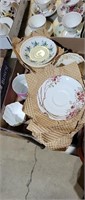 Misc. Saucers & Teacups - tray not included