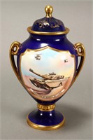 Rare Aynsley 'Liberation of Kuwait' Urn and Cover,