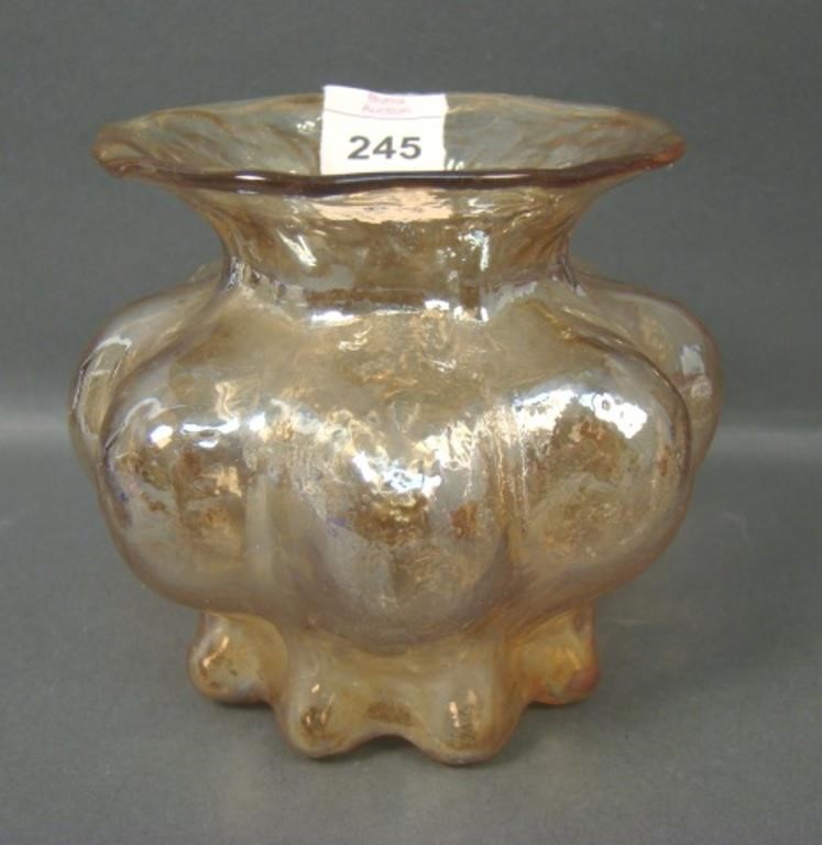 Consol. Gold Flash Catalonian Violet Vase.