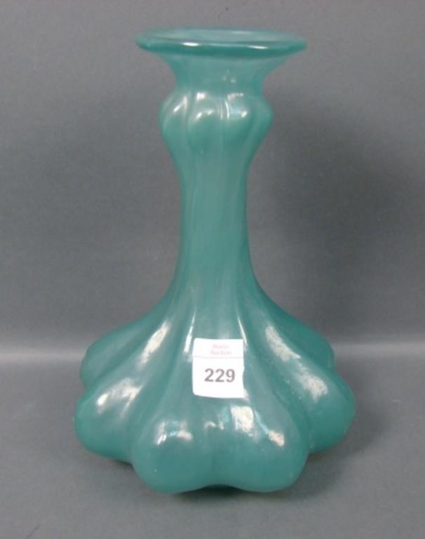 Consol. Jade Green #1168 Carafe Vase w/ Label