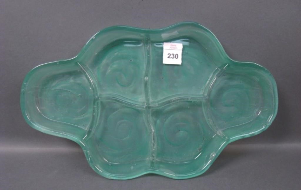 Consol. Green Wash #1192 Six Compartment Tray