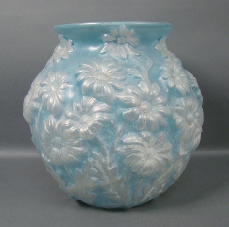 Phoenix Aqua/ Frosted #2791 Daisy Vase