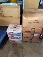 7 cases of canning jars pints and quarts