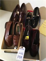 4 pairs men's shoes; size 10 (loafers)