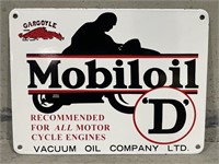 MOBILOIL “D” GARGOYLE Recommended For All Motor