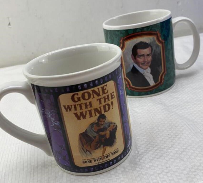 Vintage Gone with the Wind mugs