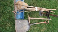 Hand Tools-Shovel, Broom, Axe &more