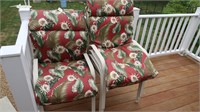 4 Patio Chairs w/Cushions