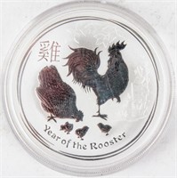 Coins Australia "Year of The Rooster" $1 Silver
