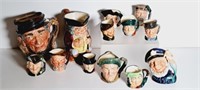 Vintage Collectible Royal Doulton Character Mugs