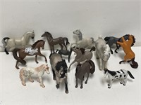 (13) Toy Horse Figurines