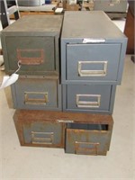 small metal file drawers