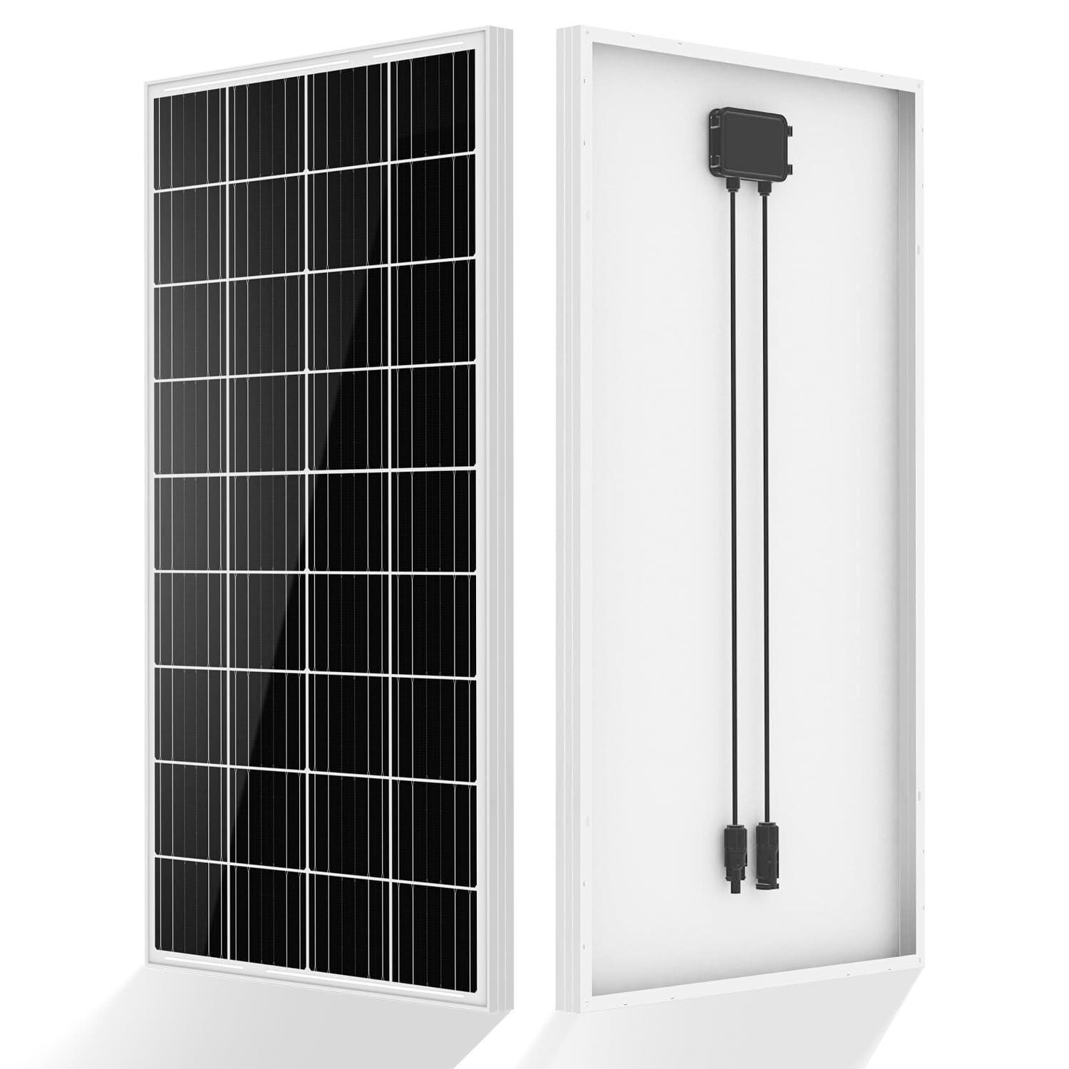 ECO-WORTHY 100 Watt Solar Panel 12 Volt Monocrysta