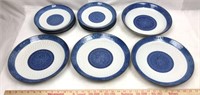 Ornate Toyo Porcelain Plate Set