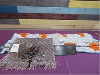 HAND MADE QUILT WITH ASSTD. JEWELRY