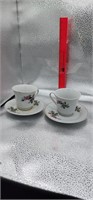 Vintage Teacup Saucer Set REGENT CHINA GOLD