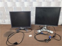 2 Computer monitors